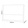 Cabeceira Casal King Size Dama  - 3