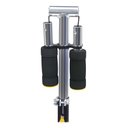 Ver imagem 5 de Patinete Juvenil Ajustável Dobrável Preto Mor