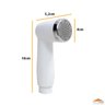 Ducha Manual Higiênica SEM Gatilho Disparador ABS Branco - 4