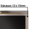 Estante Home para TV até 65 Polegadas Impulso JCM Móveis Off White/Noronha - 5