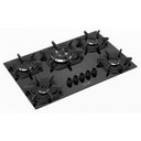 Ver imagem 4 de Cooktop 5 Bocas a Gás Mueller G4 Tripla Chama Preto Bivolt