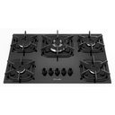 Ver imagem 1 de Cooktop 5 Bocas a Gás Mueller G4 Tripla Chama Preto Bivolt
