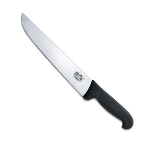 Faca Victorinox Fibrox Profissional - Lâmina Reta - Certificação Nsf - 18 Cm - Preta - 5.5203.28