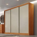 Ver imagem 4 de Guarda Roupa Casal Lôgan 3 Portas 8 Gavetas Cinamomo Fendi - Novo Horizonte