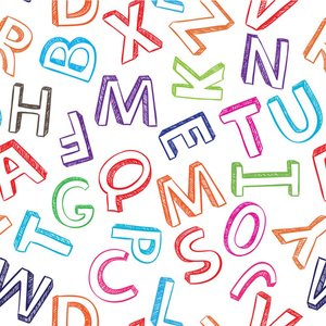 Papel de Parede Baby Alfabeto Colorido - 2,50x0,50m