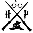 Ver imagem 1 de Adesivo Decorativo Harry Bruxo Varinhas Parede Quarto Sala:Preto