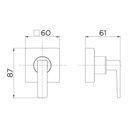 Ver imagem 2 de Acabamento para Registro Docol Stillo 823944 Docolbase 1-2", 3-4" e 1" Níquel Escovado