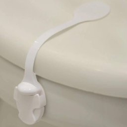 Trava de Segurança Tampo Sanitário Plástico Proteção para Bebês Crianças Branco - 6 Trava de Segurança Tampo Sanitário Plástico Proteção para Bebês Crianças Branco - 6