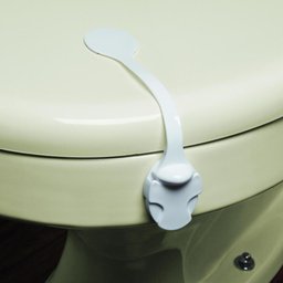 Trava de Segurança Tampo Sanitário Plástico Proteção para Bebês Crianças Branco - 2 Trava de Segurança Tampo Sanitário Plástico Proteção para Bebês Crianças Branco - 2