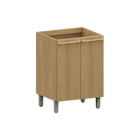 Balcão de Cozinha 60cm 2 Portas Elegance Luciane Móveis