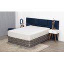 Ver imagem 1 de Saia Box Fit Cama Queen Capa com Elástico Malha Helanca Se Ajusta Ao Box 1 Pç Estampada:25 Azulejo a