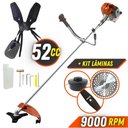 Ver imagem 1 de Roçadeira 52cc Tekna Rl520 Faca 2 Pontas + Disco 40 Dentes