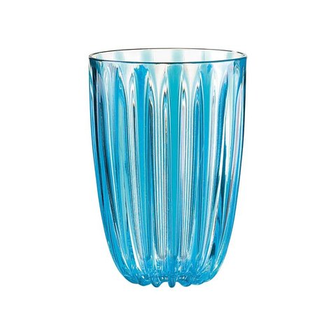 Copo Alto Unitário em Bio Plástico Não Fóssil, 470ml - Ø9 X H12,8 Cm - Dolcevita - Turquesa - Guzzin