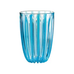 Copo Alto Unitário em Bio Plástico Não Fóssil, 470ml - Ø9 X H12,8 Cm - Dolcevita - Turquesa - Guzzin
