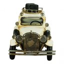Ver imagem 6 de Carro Branco Antigo 17x14x32cm Estilo Retrô - Vintage