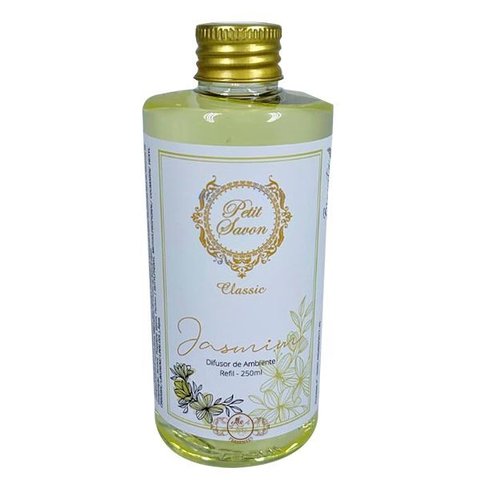 Refil Difusor de Varetas 250/500ml Jasmim, da Petit Savon