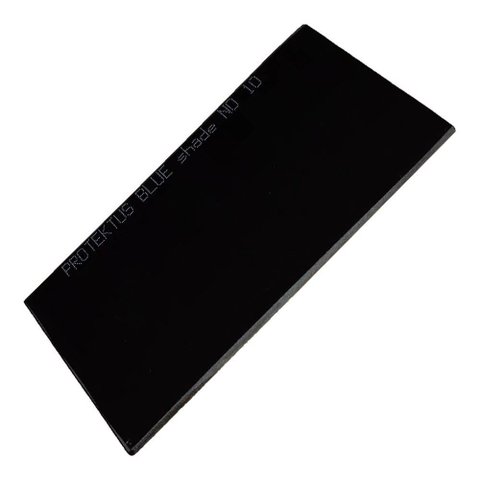 Lente Azul Turquesa para Máquina de Solda Tonalidade 10 105 X 50 Mm - Protektus Blue