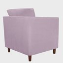 Ver imagem 2 de Poltrona Cadeira Decorativa Isis Clinica Escritório Suede Rosa Claro - LM DECOR
