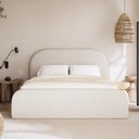 Ver imagem 7 de Cama Palazzo Cabeceira Curvada Design Premium Alto Padrão:Linho Off White
