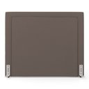 Ver imagem 1 de Cabeceira Cama Box King Size Alba 195cm com Frame Linho Marrom - Desk Design