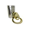 Lixeira Dourada em Aço Inox para Embutir Basculante 6L Fineza - 3