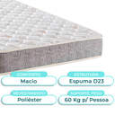 Ver imagem 2 de Cama + Bau Blindado e Colchão D23 Solteiro - D23 Inducol + Cabeceira