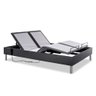 Cama Ajustável Tonolli Ergomatic Linho Grafite - Solteiro-King 96x203 - 2