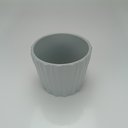Ver imagem 2 de Cachepô Decorativo Vaso Planta Home&Co Cerâmica 10x12x12cm Cinza
