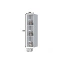 Ver imagem 3 de Nicho de Cozinha Modulado Aéreo Americana 20cm Branco - Henn