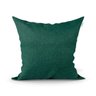 Almofada Verde Bandeira de Linho Decorativa 45cm x 45cm com Refil de Silicone - 1
