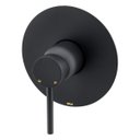 Ver imagem 4 de Acabamento Registro Monocomando 3/4 Preto Fosco Slim 95 Fani