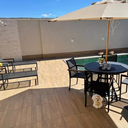 Ver imagem 1 de Kit para Piscina 4 Cadeiras Mesa, Espreguiçadeiras + Mesinha