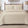 Cobre Leito King Lume Dupla Face 3pç 100% Poliéster - Bege - 4