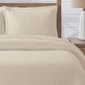 Cobre Leito King Lume Dupla Face 3pç 100% Poliéster - Bege - 3