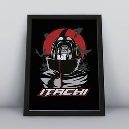 Quadros Decorativa de Parede para Quarto e Sala Tema Akatsuki Naruto Shippuden Sasuke Naruto Uzumaki - 1