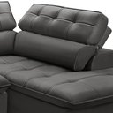 Ver imagem 6 de Sofá 3 Lugares Retrátil Reclinável Chaise Direito 243cm Solin F04 Veludo Grafite - Lyam Decor