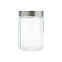 Ver imagem 4 de Kit 5 Porta Mantimentos Vidro com Tampa Aço Inox e Visor 1,2l Lyor