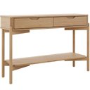 Ver imagem 7 de Aparador para Sala Madeira Maciça 2 Gavetas 120cm Benton F06 Tauari - Lyam Decor