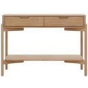 Ver imagem 2 de Aparador para Sala Madeira Maciça 2 Gavetas 120cm Benton F06 Tauari - Lyam Decor