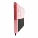 Ver imagem 3 de Cabeceira Dama 1,00 Cm Cama Box Solteiro Suede Rose