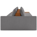 Ver imagem 6 de Sofá Ilha Modular para Sala 392cm com Puff Dublin K01 Bouclê Cinza Sintético Caramelo - Lyam Decor
