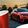 Adesivo Vinil Vermelho Cromo Fosco Solarium 1,52 x 9m - 1