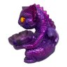 Incensário Cascata Dragão Baby Lilás 12 cm Resina - 5