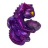Incensário Cascata Dragão Baby Lilás 12 cm Resina - 3