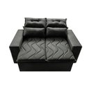 Ver imagem 5 de Sofá 3 Lugares Retrátil e Reclinável 1.80m Cama Inbox Smal com Bordado Pantográfico Suede Cinza