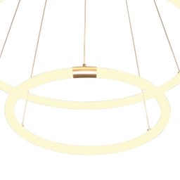 Pendente Circolo French Gold Led 43,2w 3000K Bivolt BB022 Bella - 3