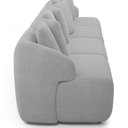 Ver mais imagens de Sofá 4 Lugares para Sala de Estar Living 308cm Arlo F04 Bouclê Cinza - Lyam Decor