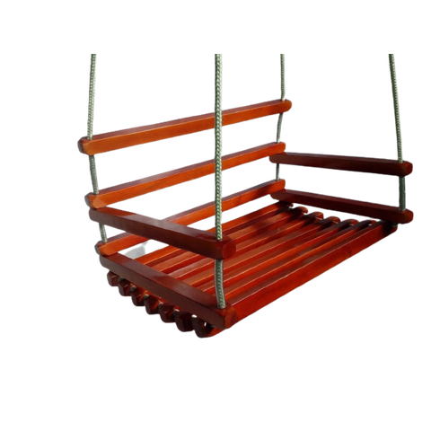 Balanço Gangorra Infantil Madeira Mogno 50x40 Suporta 100 Kg