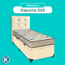 Ver imagem 4 de Cama + Bau Blindado e Colchão D33 Solteiro - Maxsono Paropas + Cabeceira