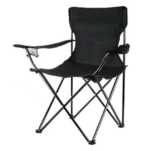 Cadeira Portátil Dobrável Pesca Camping Praia Encosto 120kg